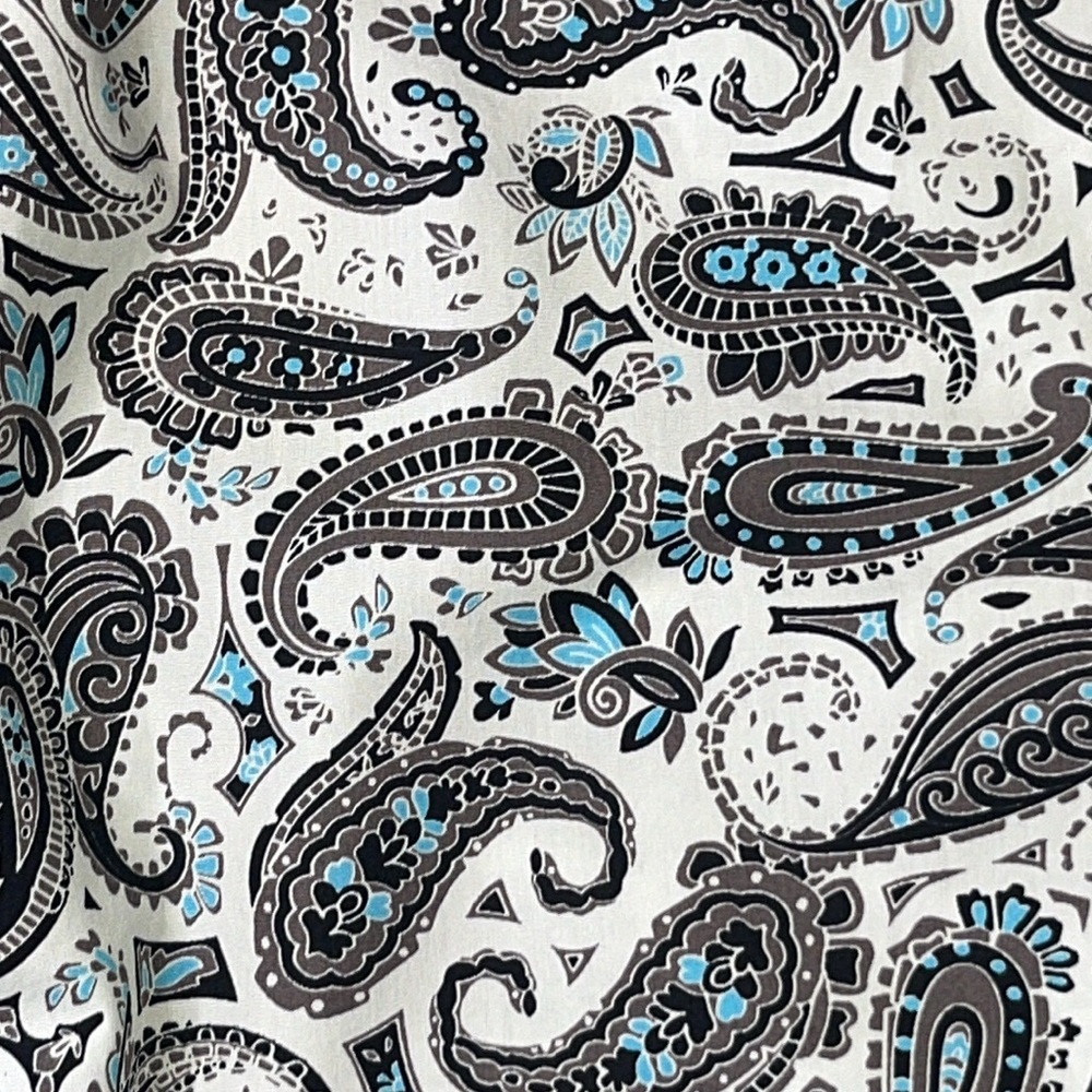 Cinch Black and Blue Paisley western Shirt - Picture 6 of 6